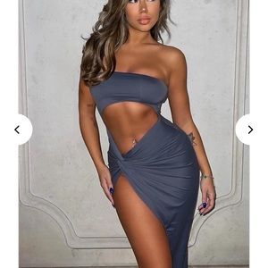 Babyboo Sylvannia Maxi Dress - Charcoal